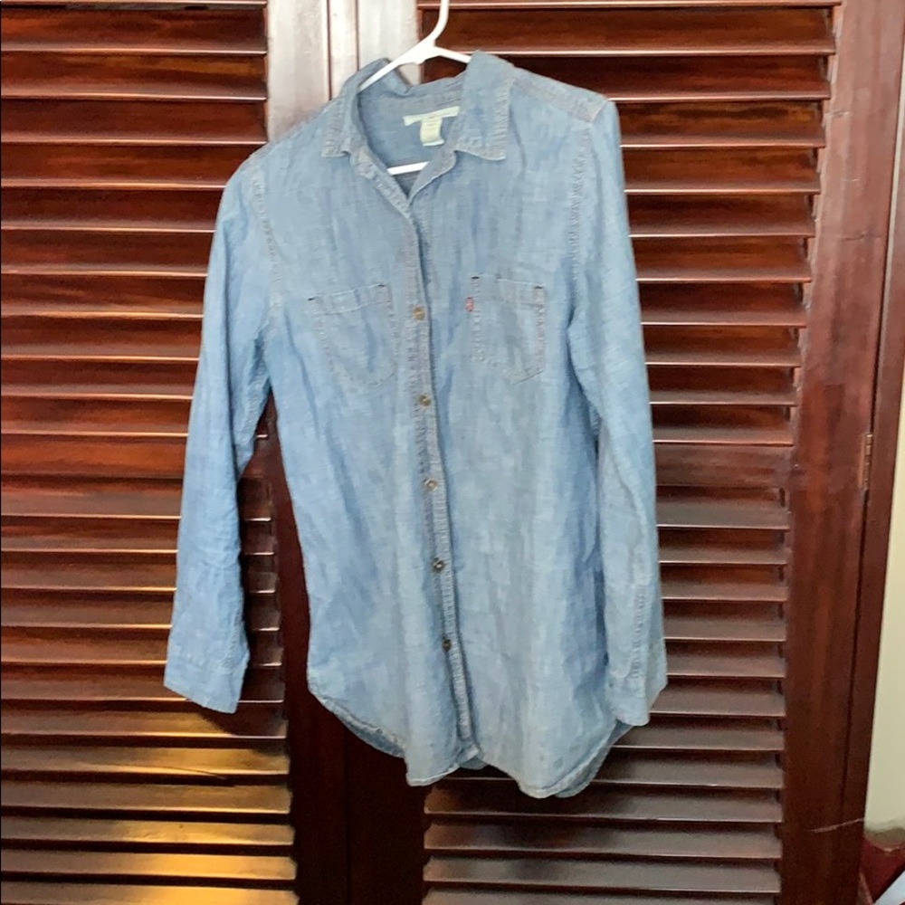 Denim top